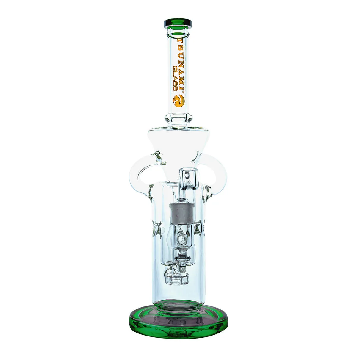 Dab Rig Recycler Suizo Shower Head 13'' (Tsunami Glass) — imagen 2