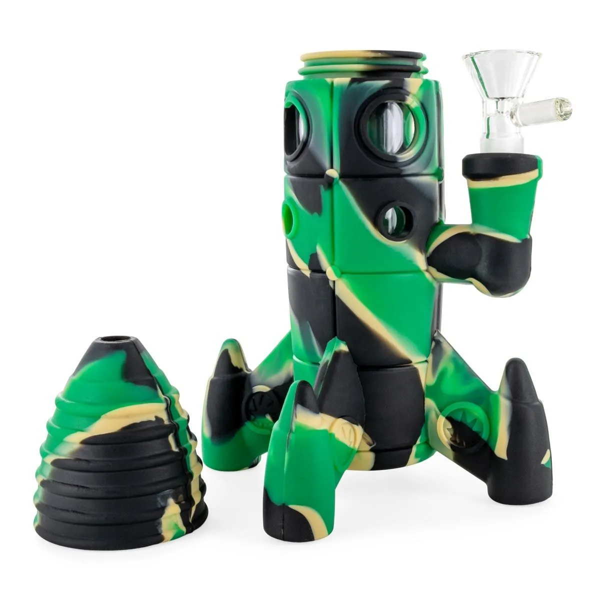 Bong cohete de silicona con LED — imagen 4
