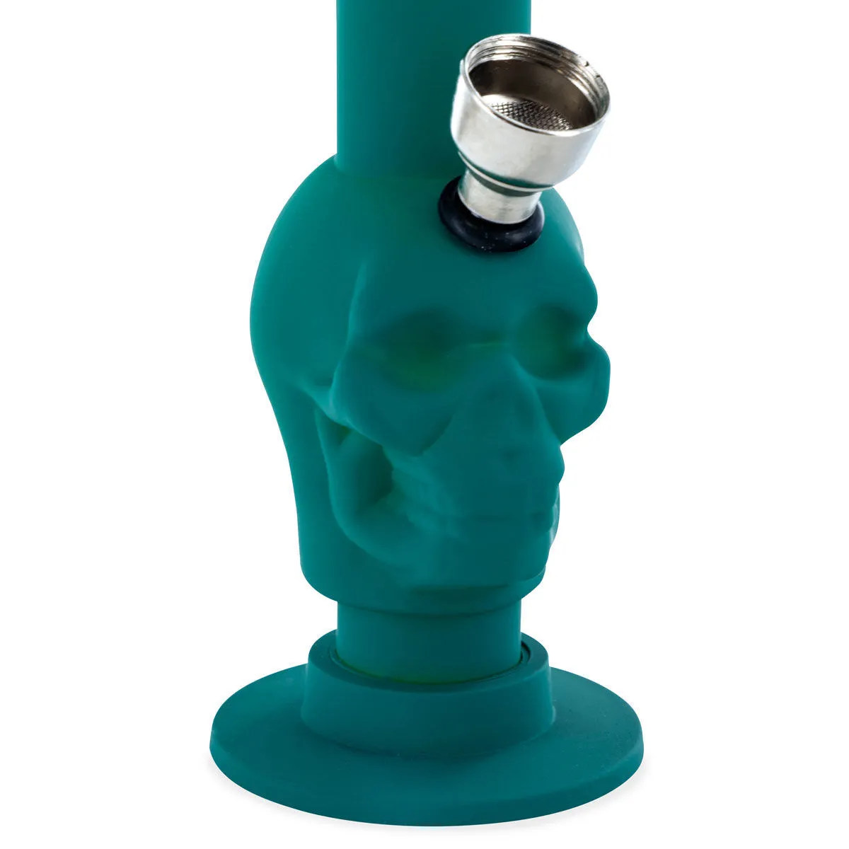 Bong pequeño de acrílico con diseño de calavera Champ High — imagen 3