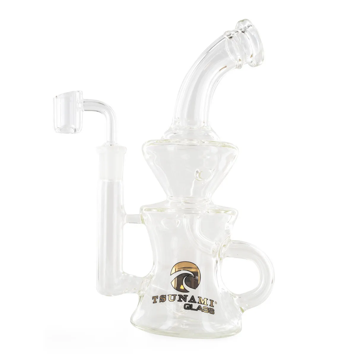 Dab Rig Recycler Sprinkler 9'' (Tsunami Glass) — imagen 2