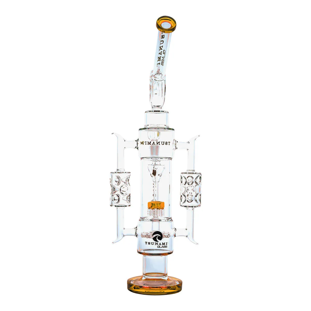 Bong Recicladora Tsunami Glass con Percolador Ducha Aspersor 20'' — imagen 2