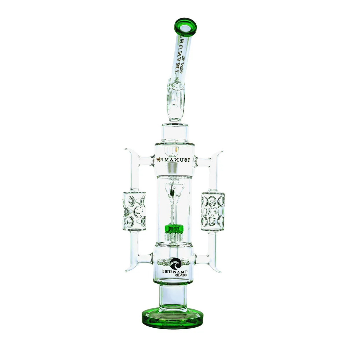 Bong Recicladora Tsunami Glass con Percolador Ducha Aspersor 20'' — imagen 3