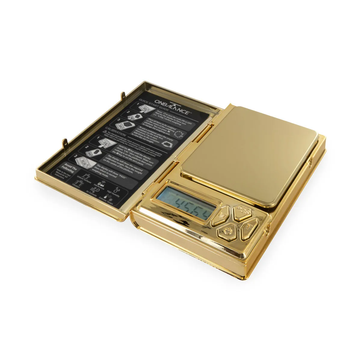 Mini báscula The Shine Chrome Gold - 100 × 0,01g — imagen 2