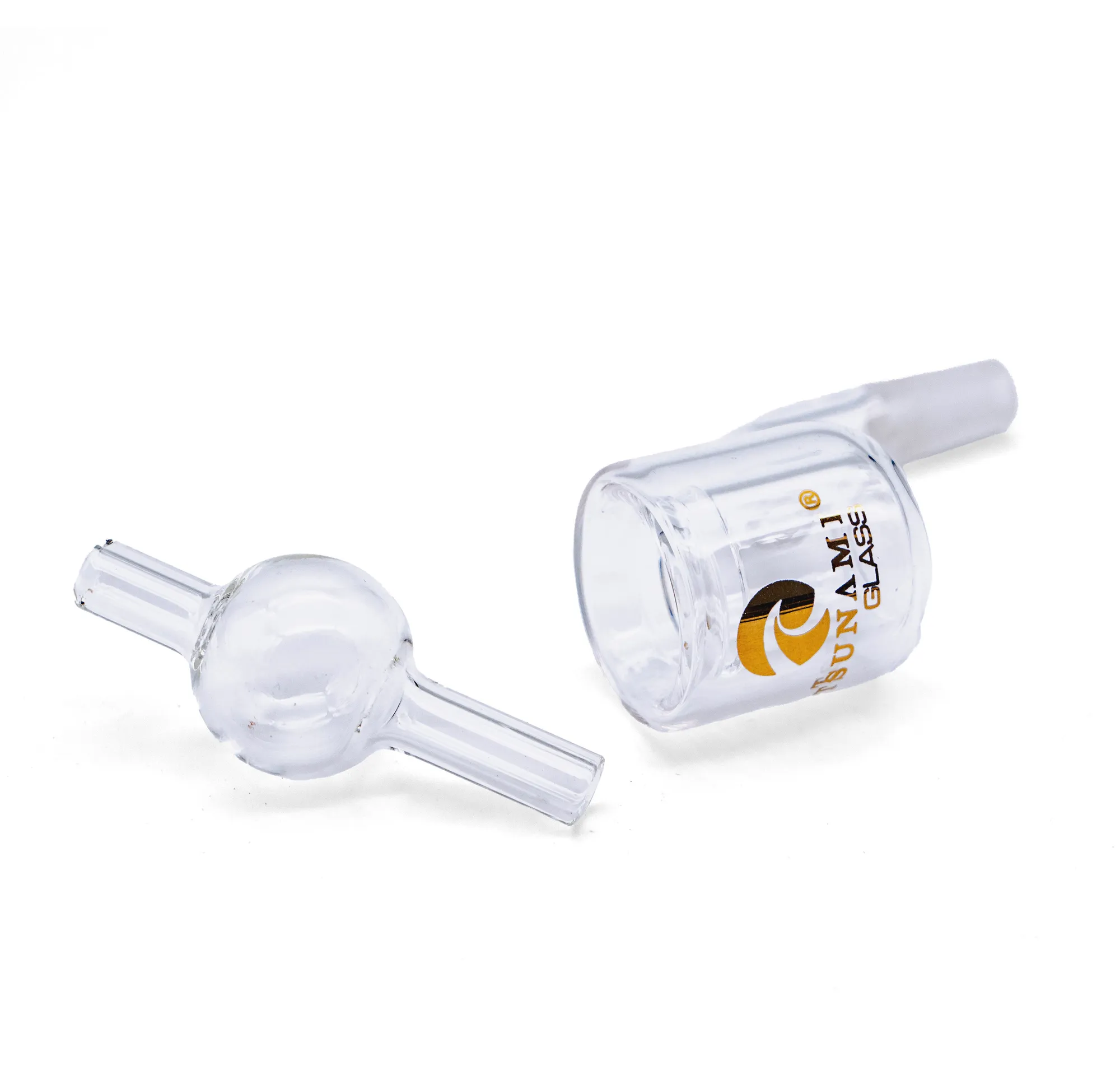 Banger de cuarzo térmico con carb cap (Tsunami Glass)