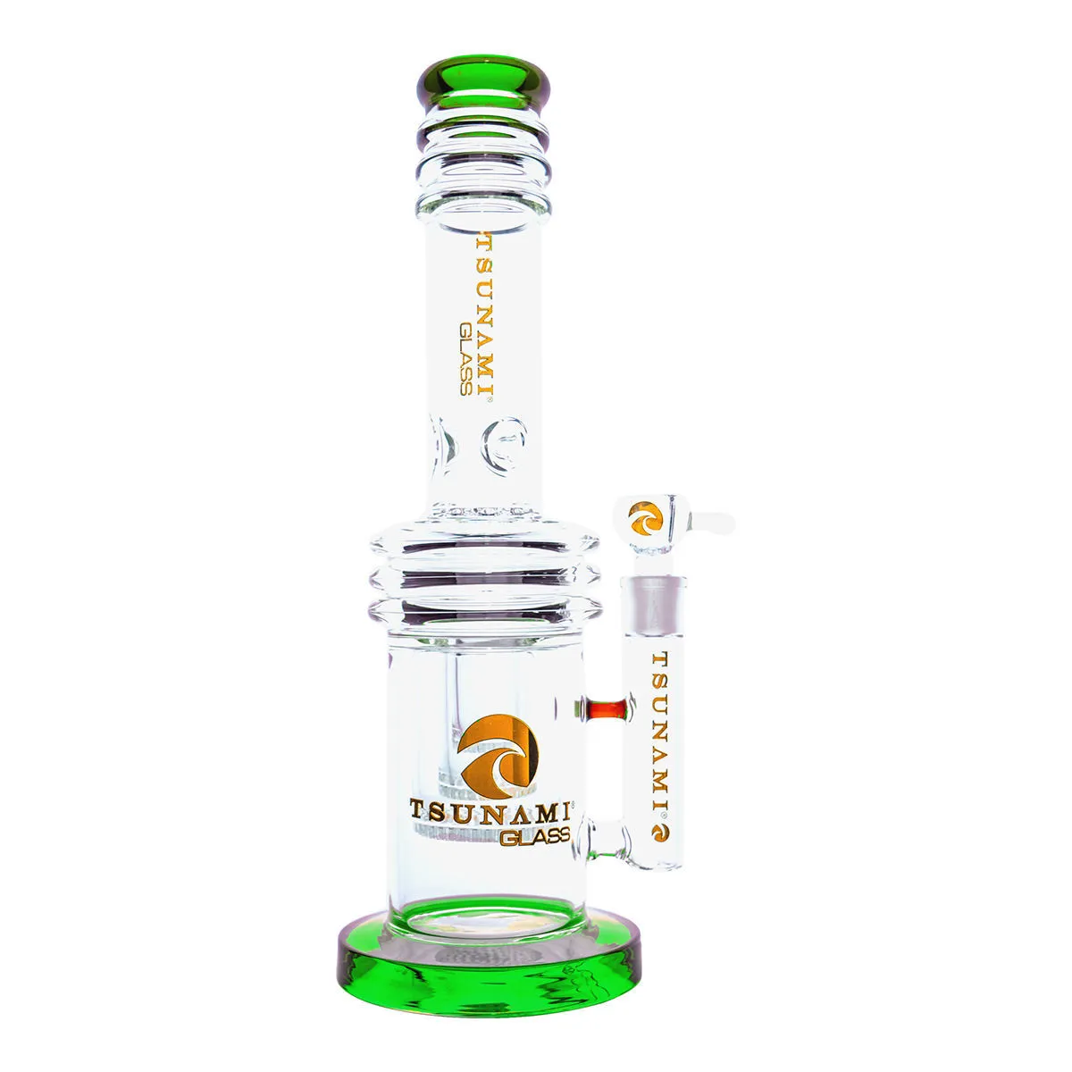 Bong con percolador de corazón y triple panal 17'' (Tsunami Glass) — imagen 2