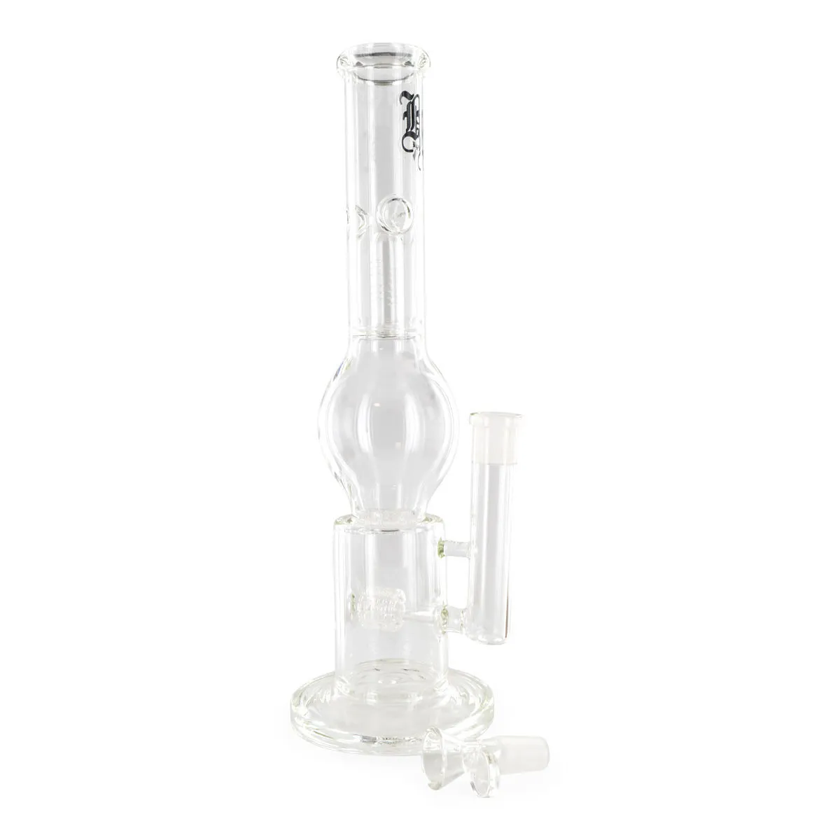 Bong de cristal con triple percolador Black Leaf — imagen 3