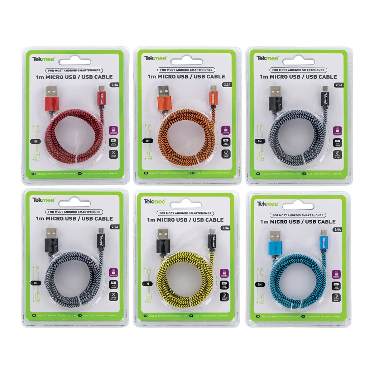 Cable USB (Micro y C) 1m — imagen 2