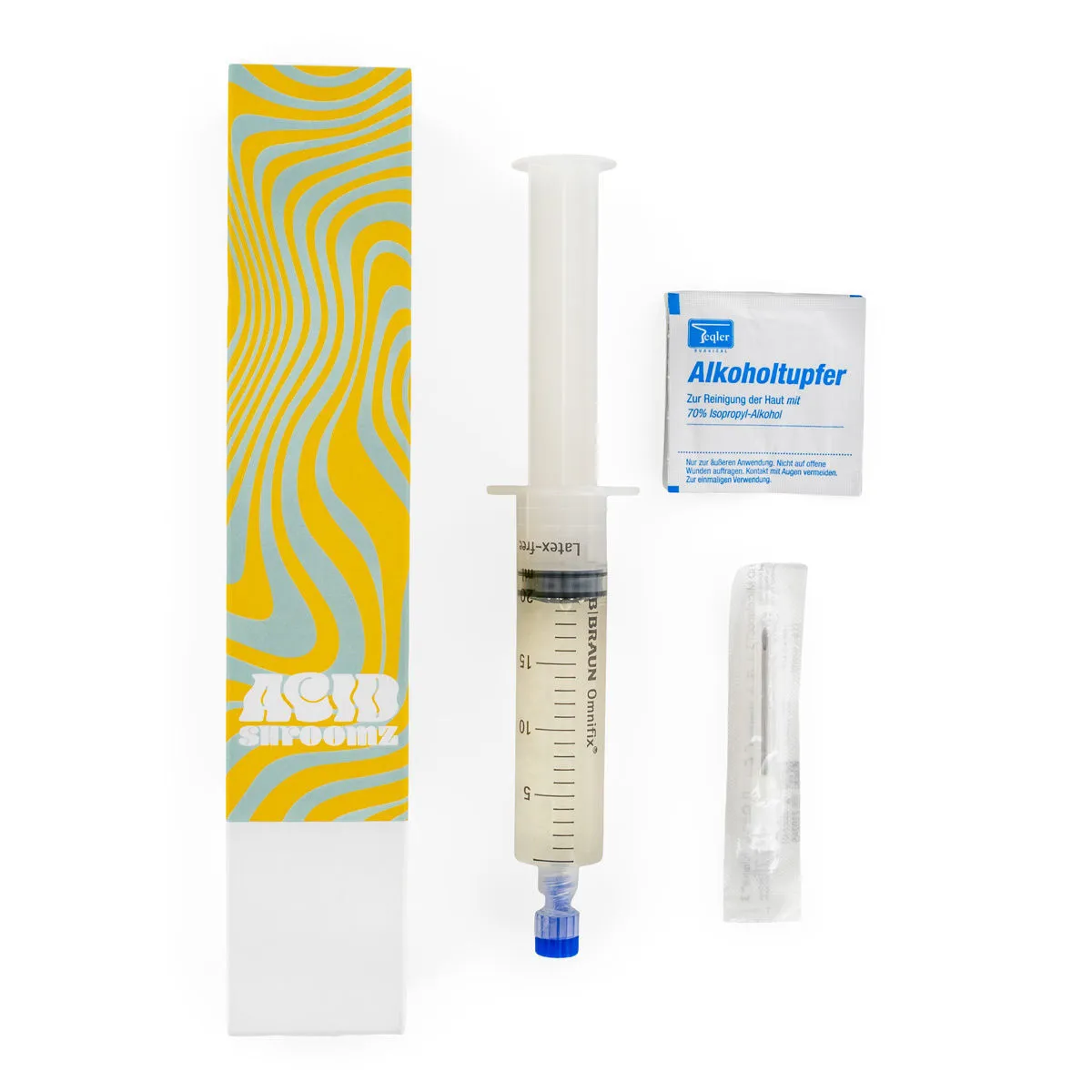Jeringa de cultivo líquido White Rabbit (Acid Shroomz) — imagen 3